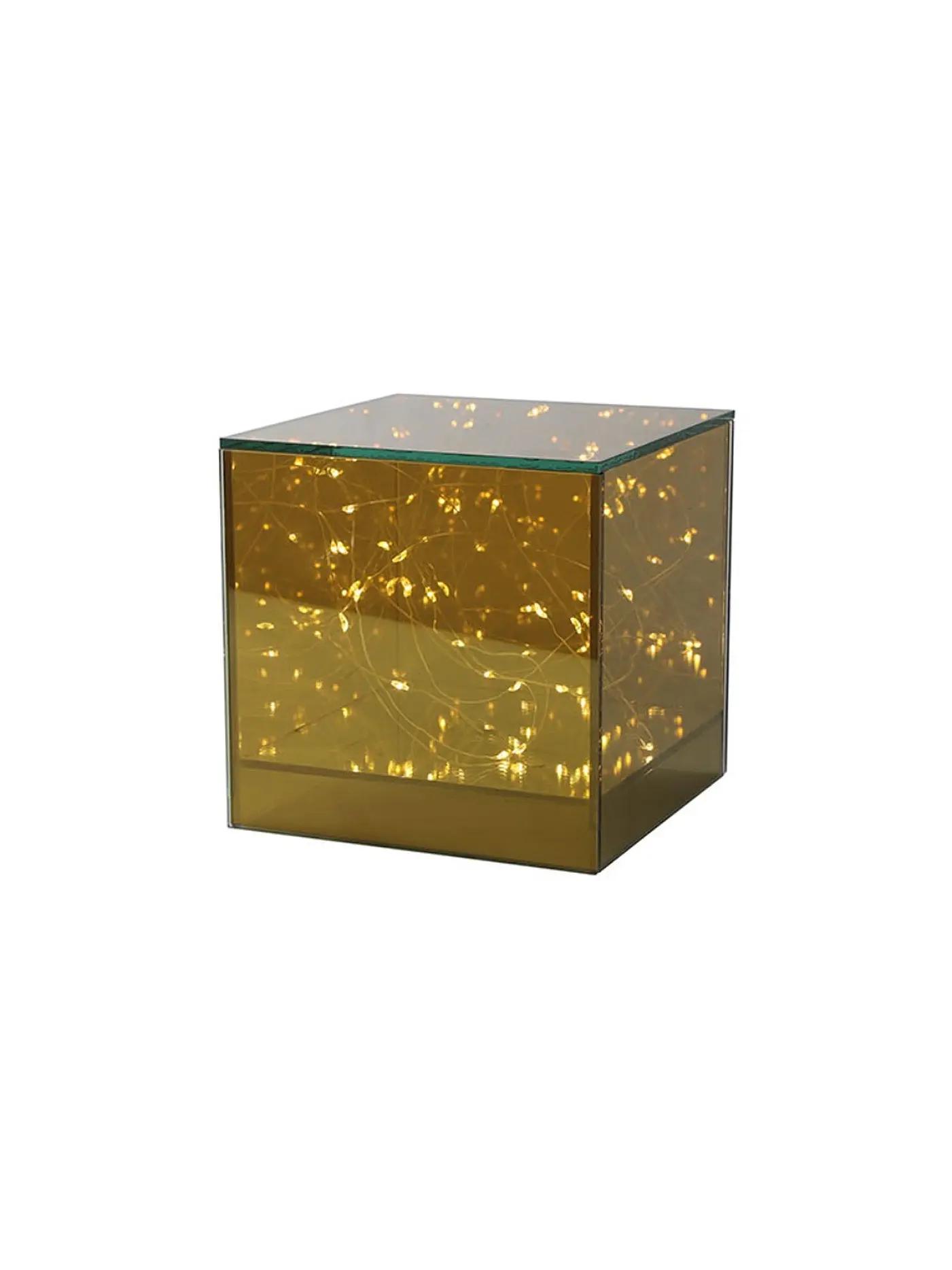 COUNTRYFIELD | Spiegelbox ELITE L LED-Timer 15x15x15cm Gold | 